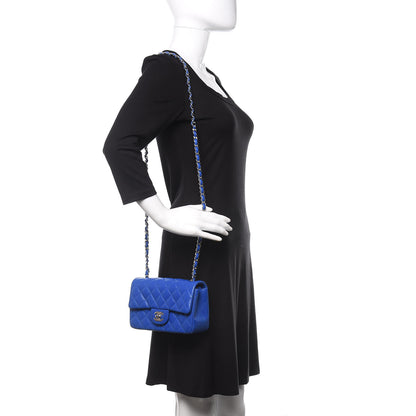 Chanel Lambskin Quilted Mini Rectangular Flap Royal Blue 2 of 13