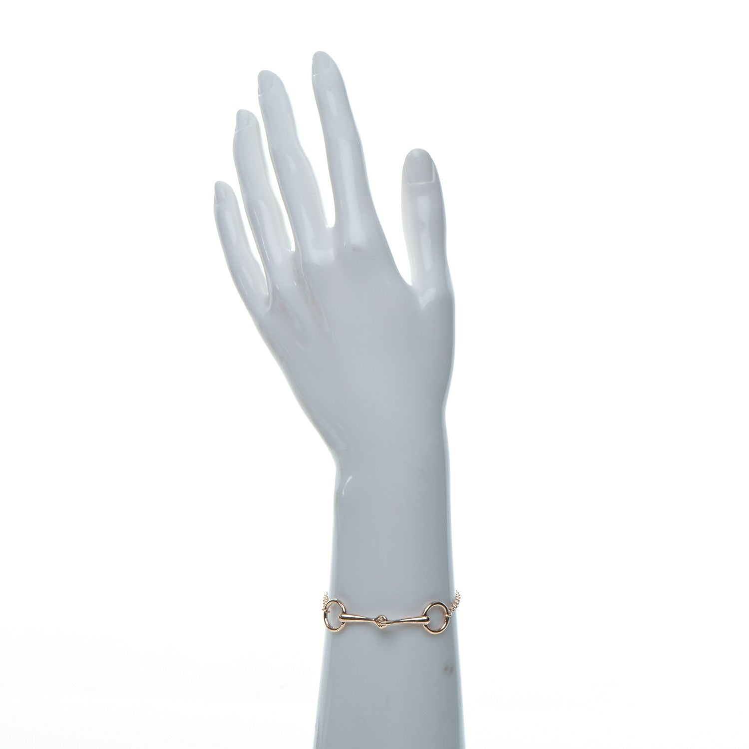 Hermes 18K Rose Gold Diamond Filet d'Or TPM Bracelet Small 2 of 7