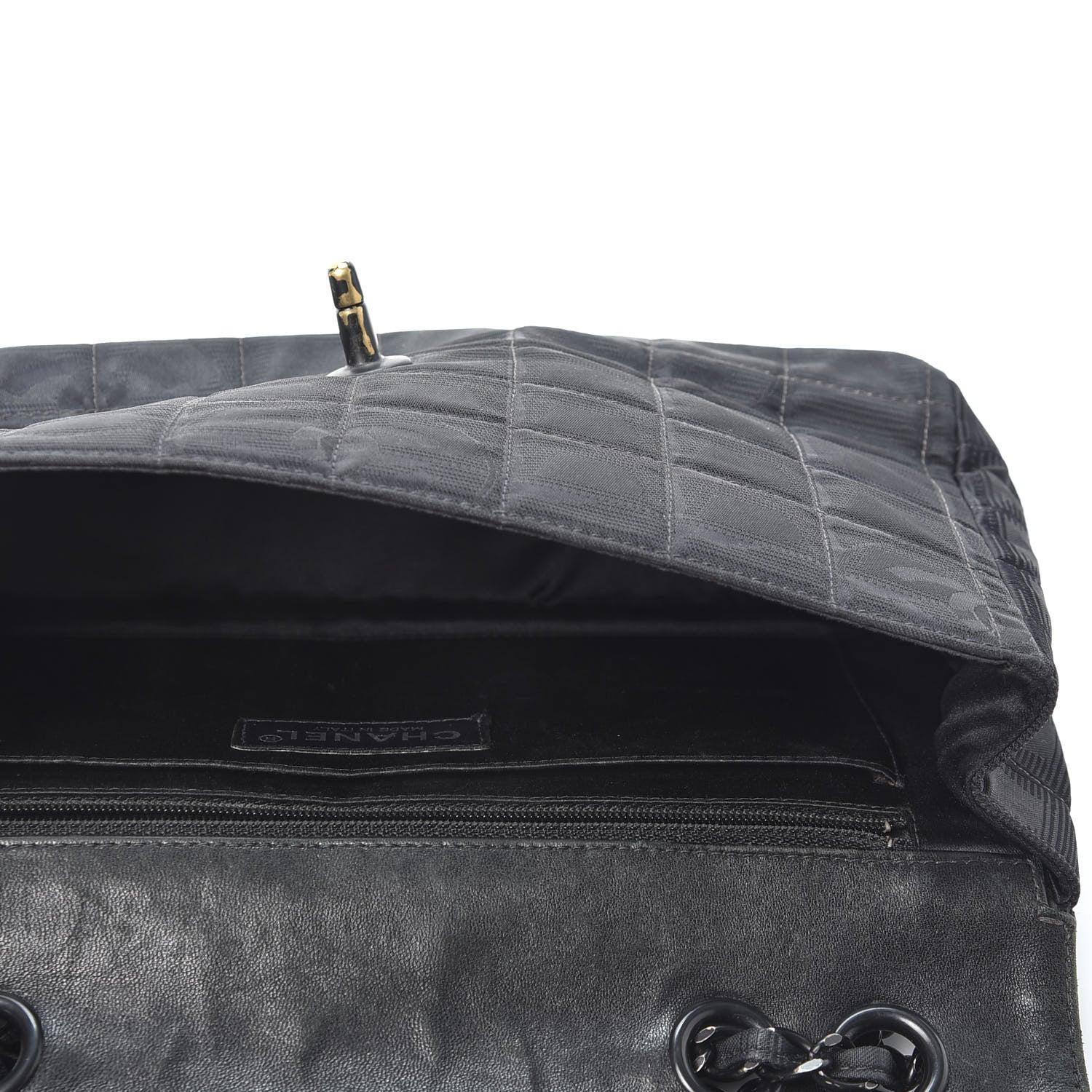 Chanel Nylon Medium Travel Flap Black 4 of 10