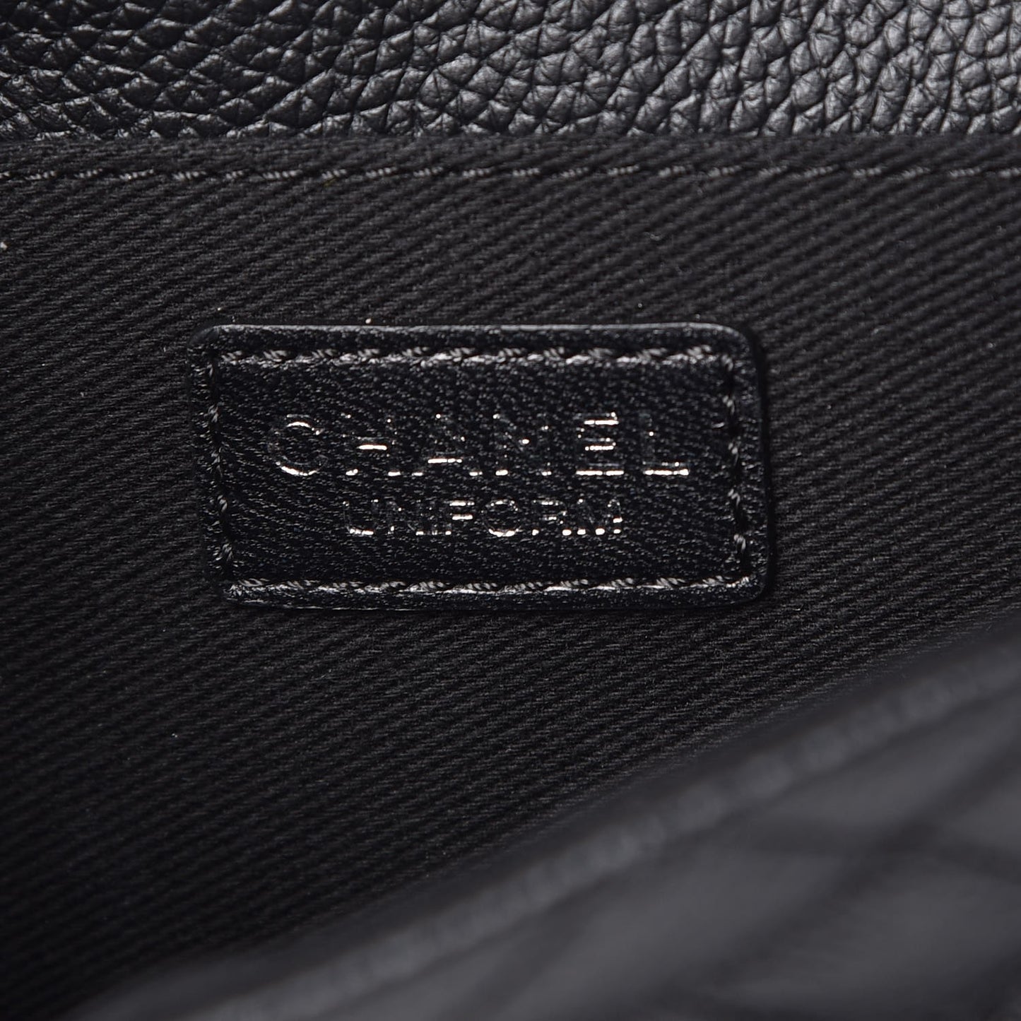 Grained Calfskin Quilted 2.55 Reissue Flap Belt Bag Clutch Black