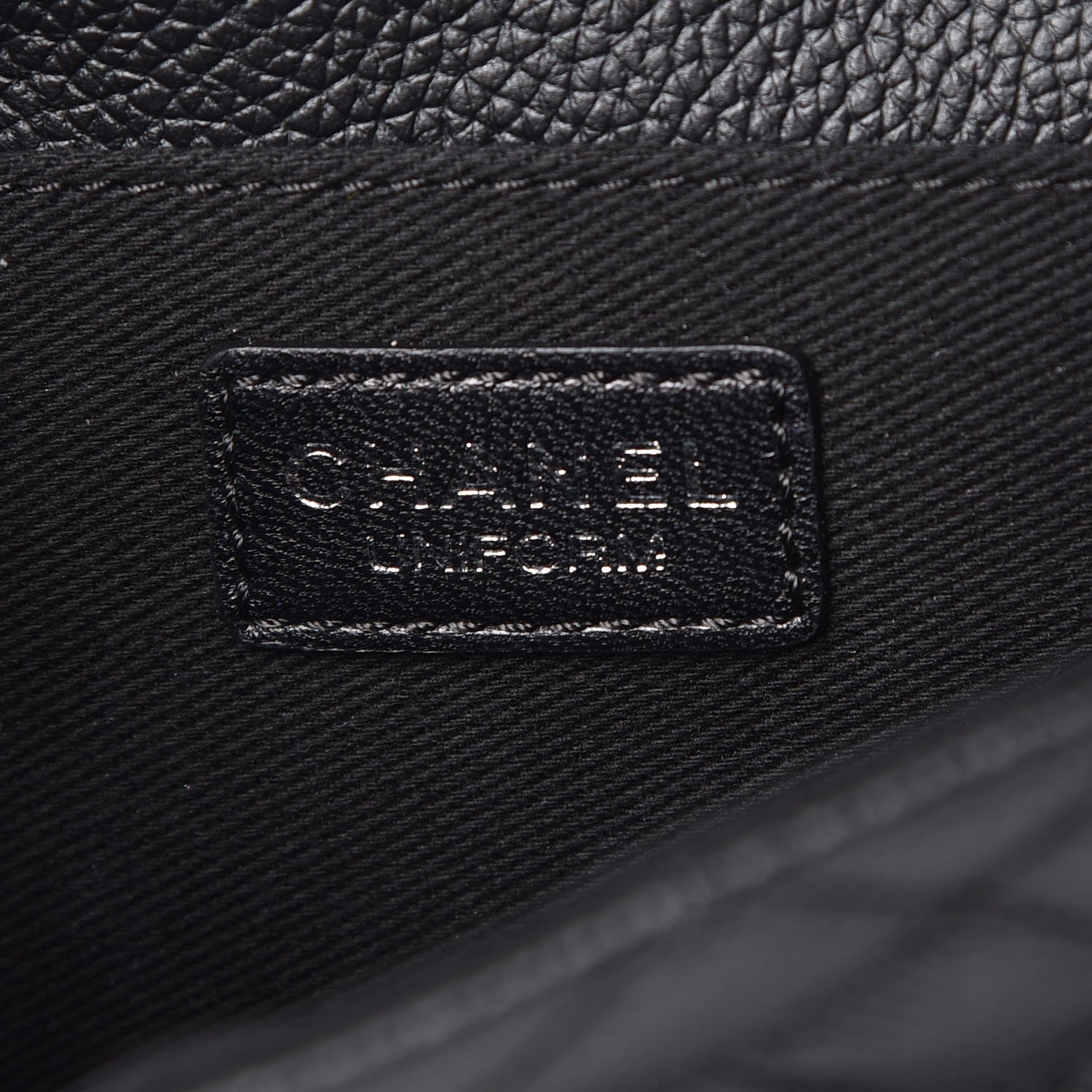 Chanel Grained Calfskin Quilted 2.55 Reissue Flap Belt Bag Clutch Black 4 of 6