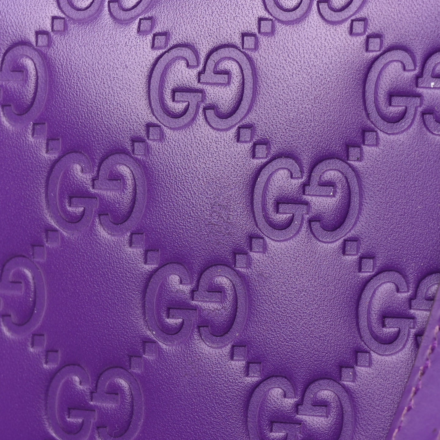 Guccissima Linea A Foldover Tote Purple