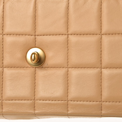 Chanel Lambskin East West Chocolate Bar Flap Beige 8 of 8