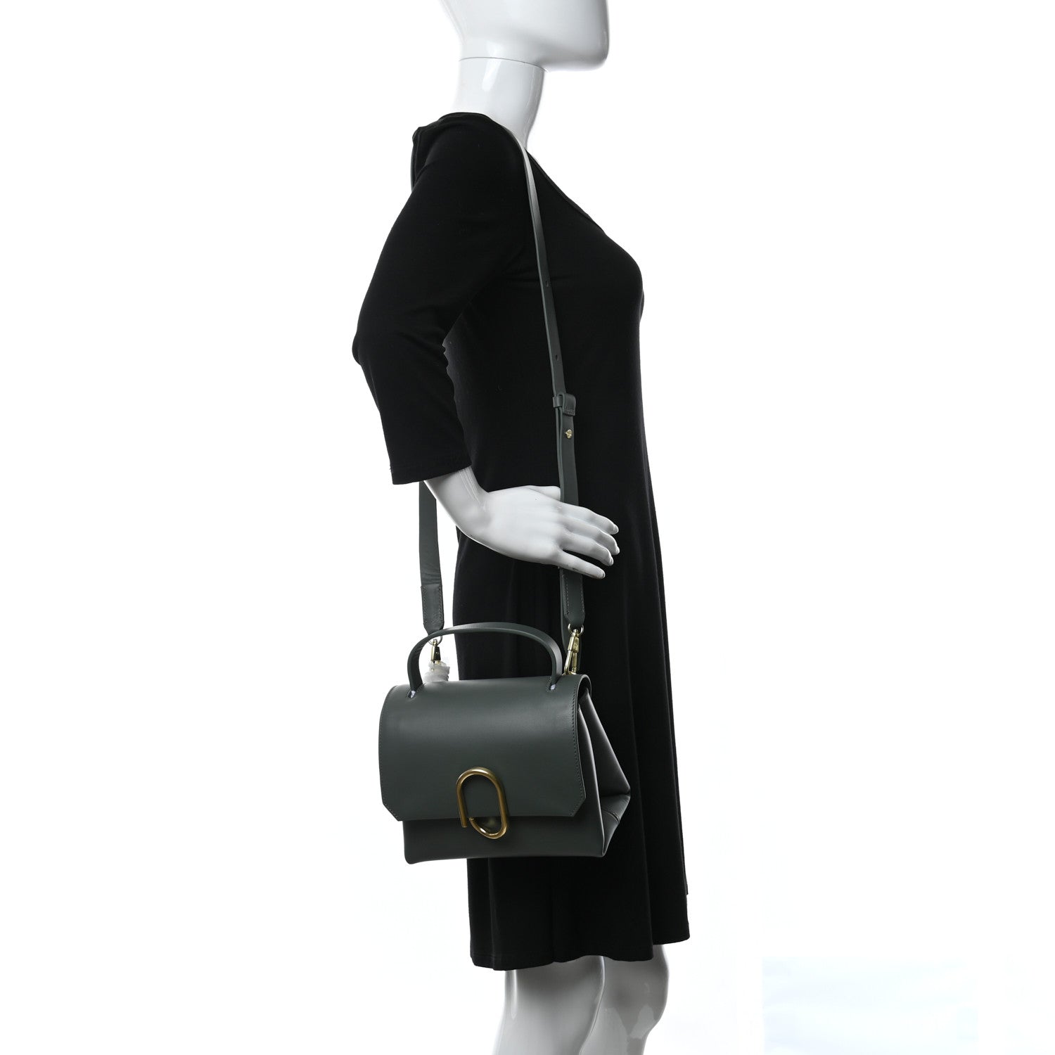 3.1 Phillip Lim Smooth Calfskin Mini Alix Top Handle Satchel Cactus 2 of 8