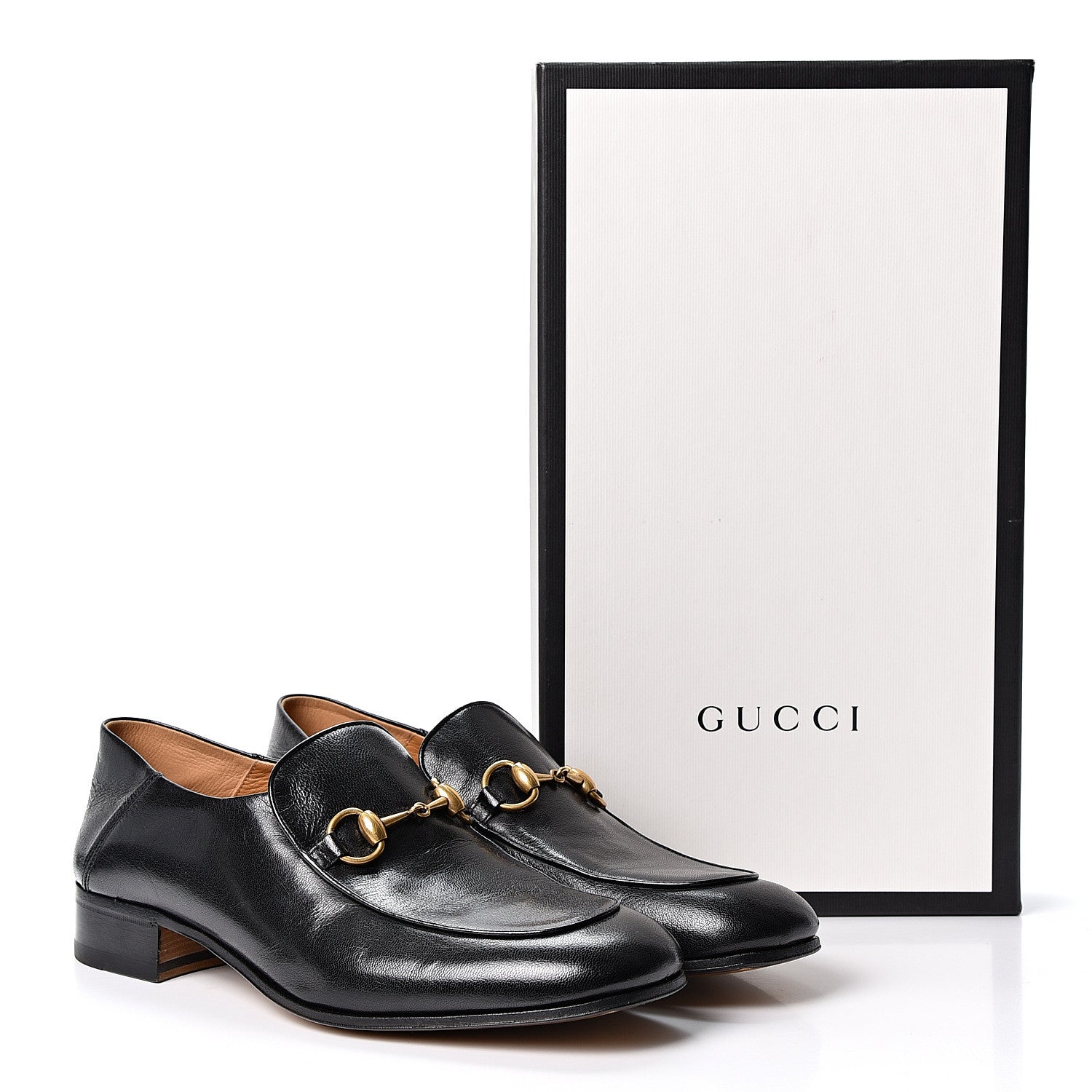 Gucci Goatskin Mens Horsebit Loafers 9 Black 10 of 10