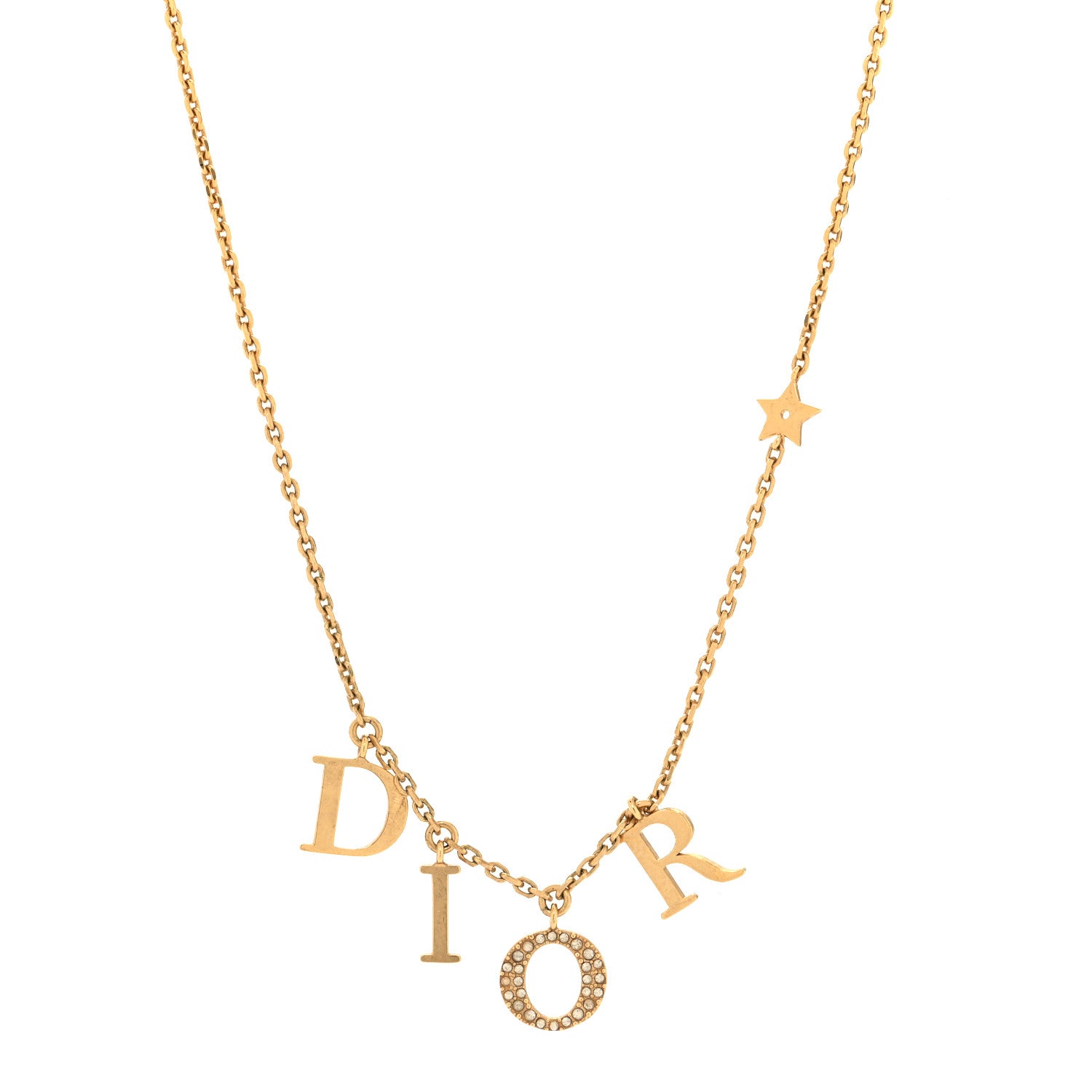 Christian Dior Crystal Dio(r)evolution Necklace Gold 2 of 6