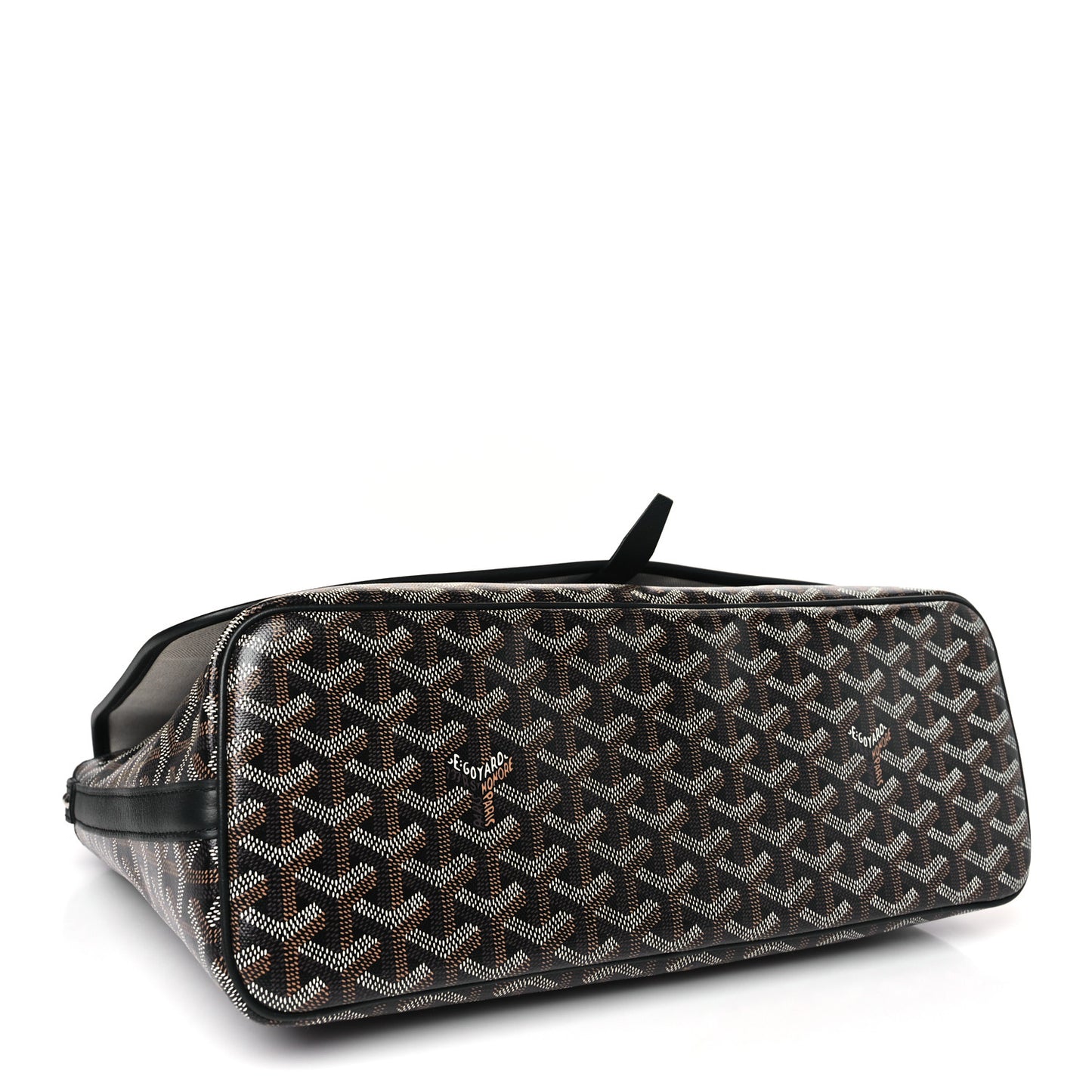 Goyardine Capetien Messenger Bag Black