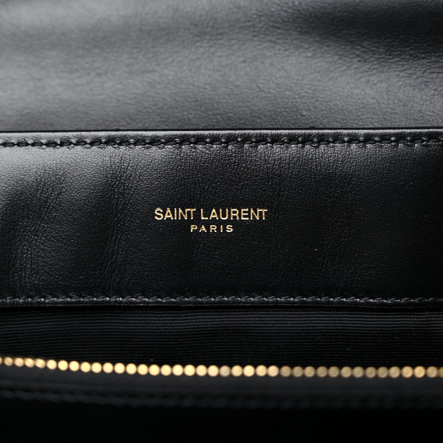 Saint Laurent Calfskin Y Quilted Monogram Large Loulou Chain Satchel Black 6 of 10