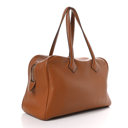 Hermes Taurillon Clemence Victoria II 35 Gold 3 of 12