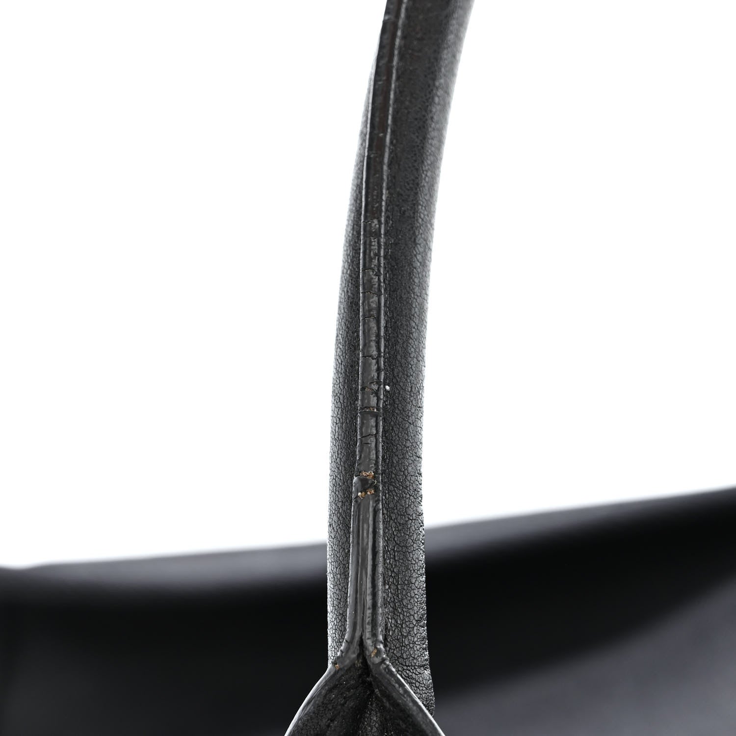 Saint Laurent Linen Calfskin Rive Gauche Tote Black 14 of 17