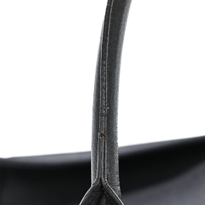Saint Laurent Linen Calfskin Rive Gauche Tote Black 14 of 17