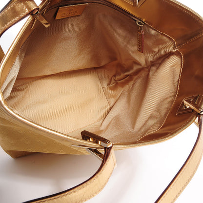 Gucci Monogram Small Bucket Tote Gold 5 of 7