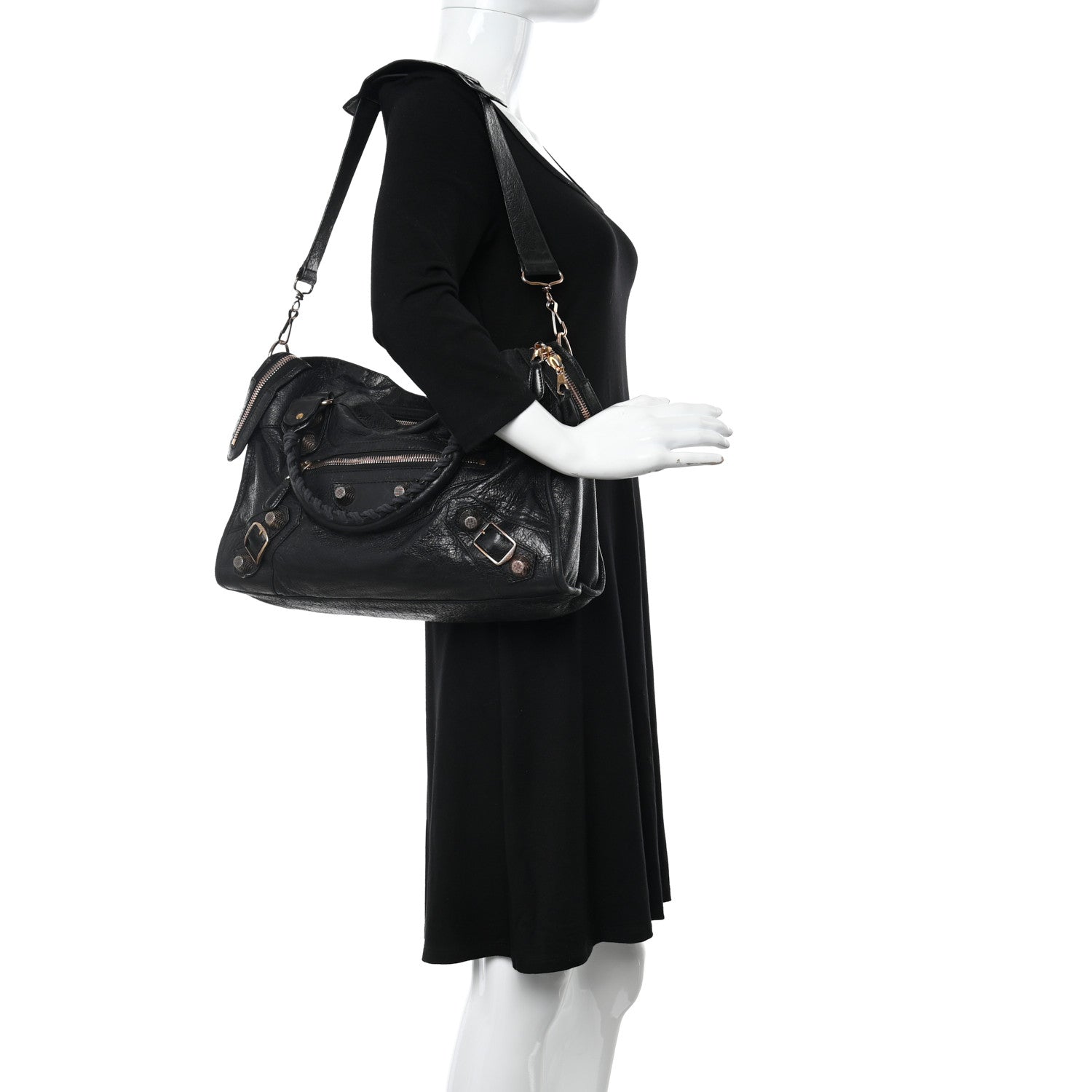 Balenciaga Agneau Giant 21 Rose Gold Hardware City Black 2 of 15