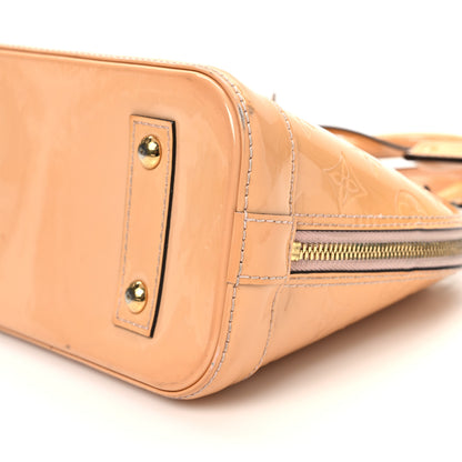 Louis Vuitton Vernis Alma BB Rose Velours 9 of 13