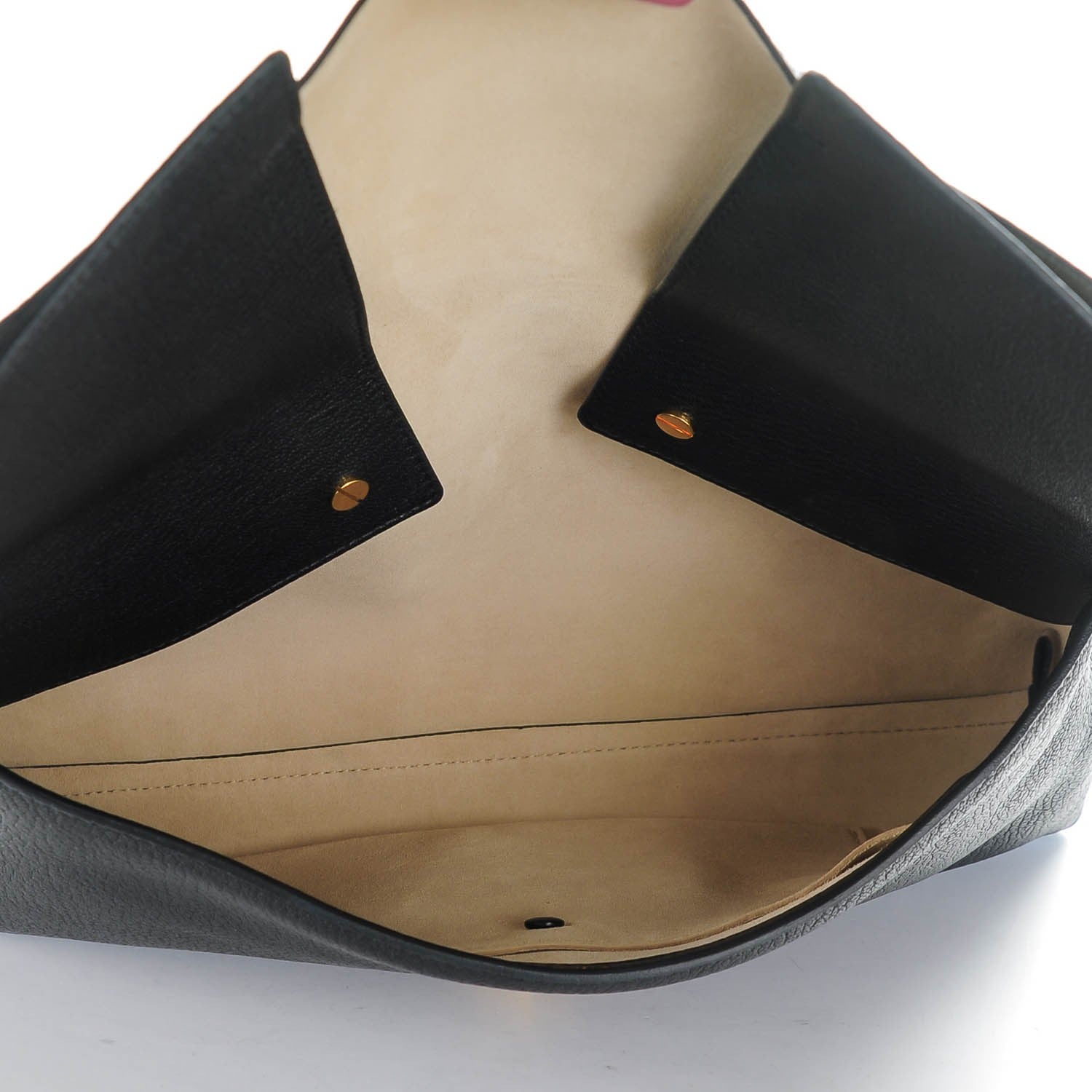 Chloe Grained Calfskin Drew Folded Clutch Black 5 of 7
