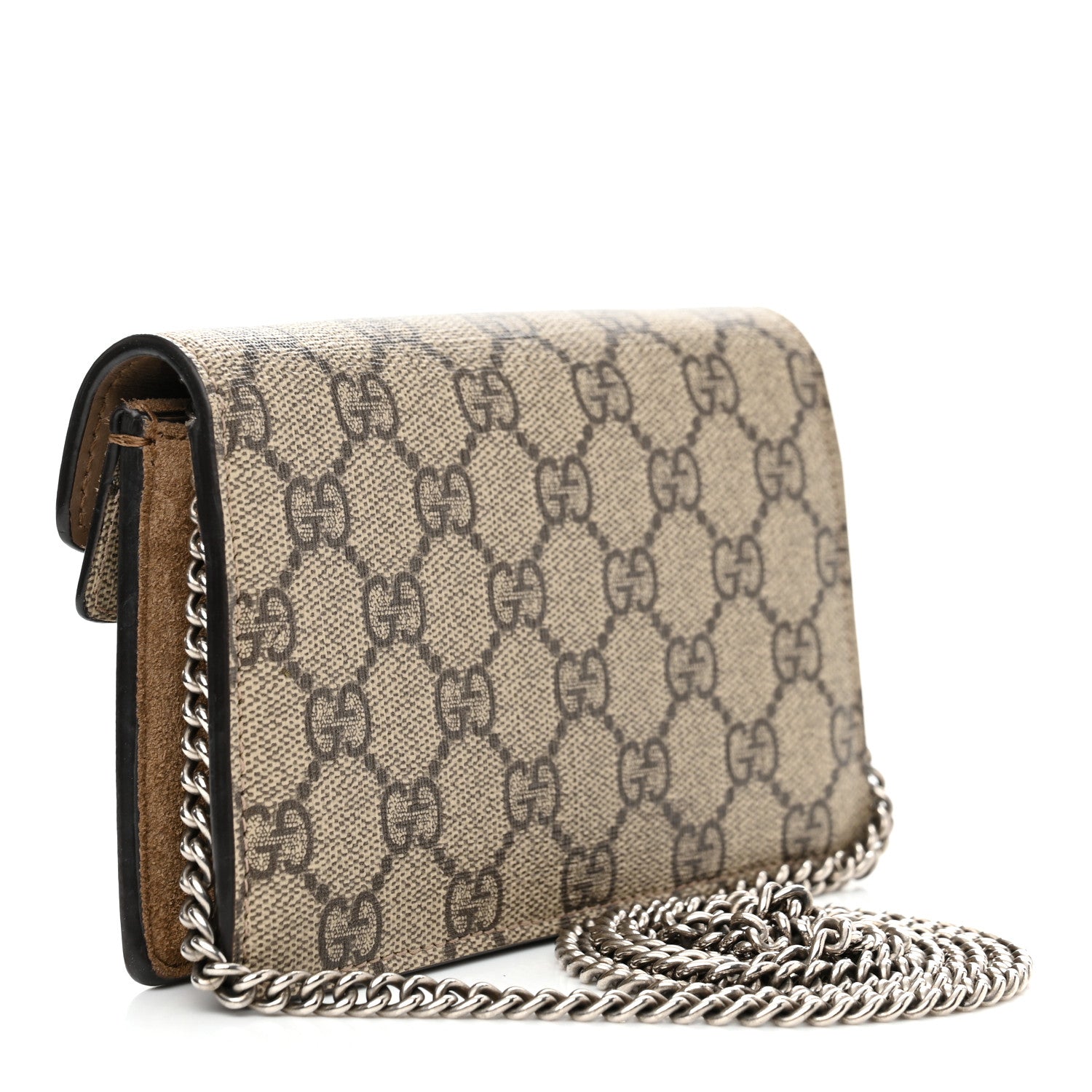 Gucci GG Supreme Monogram Super Mini Dionysus Shoulder Bag Taupe 3 of 13