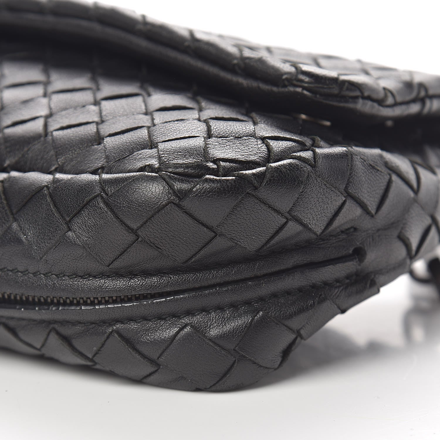 Bottega Veneta Nappa Intrecciato Small Chain Crossbody Black 10 of 10