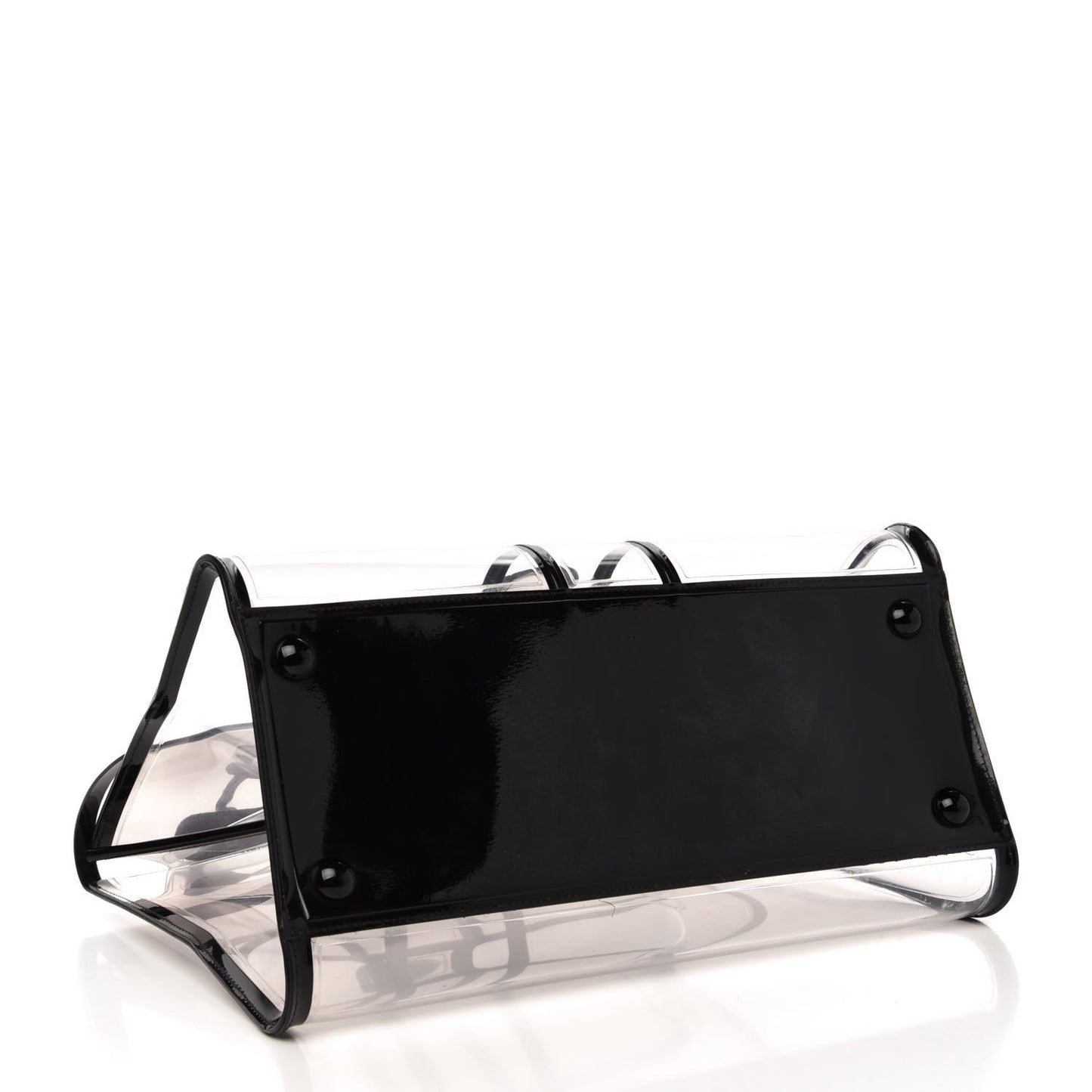 PVC X Ray Brillant Satchel Black