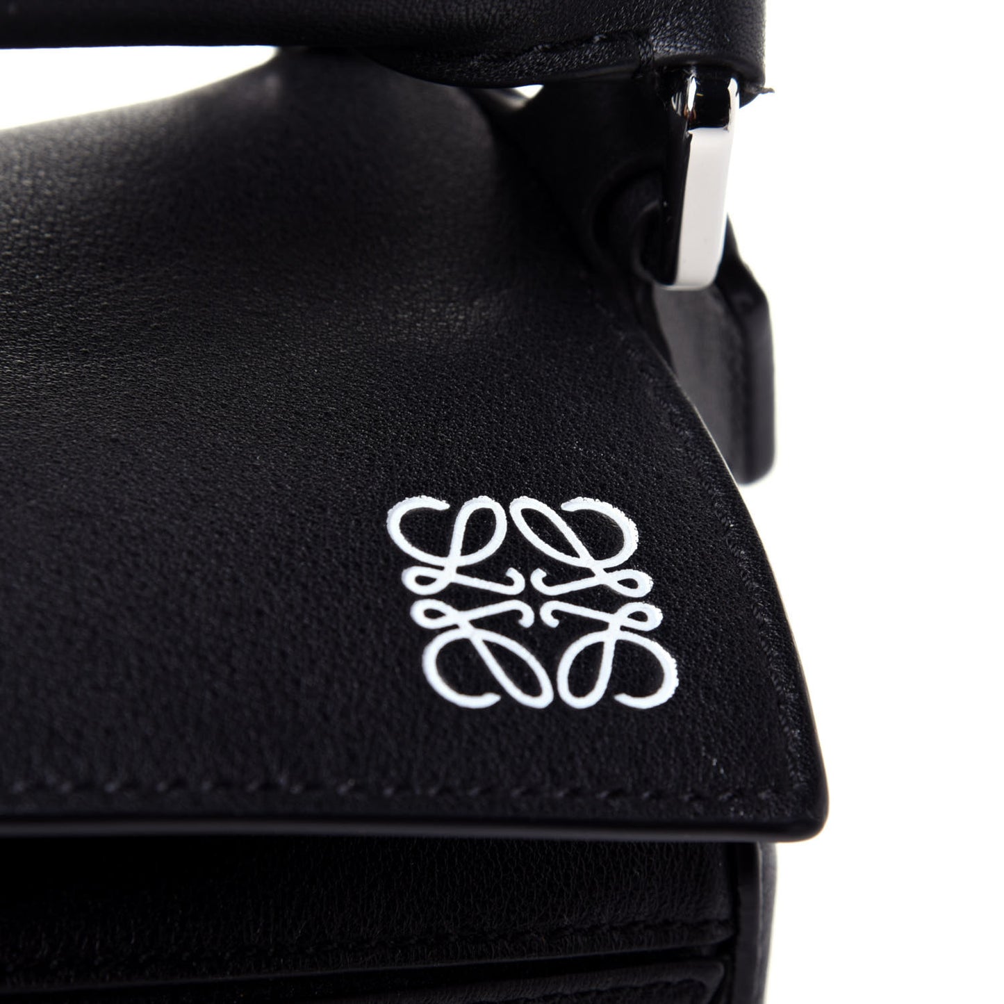 Calfskin Small Puzzle Bag Black