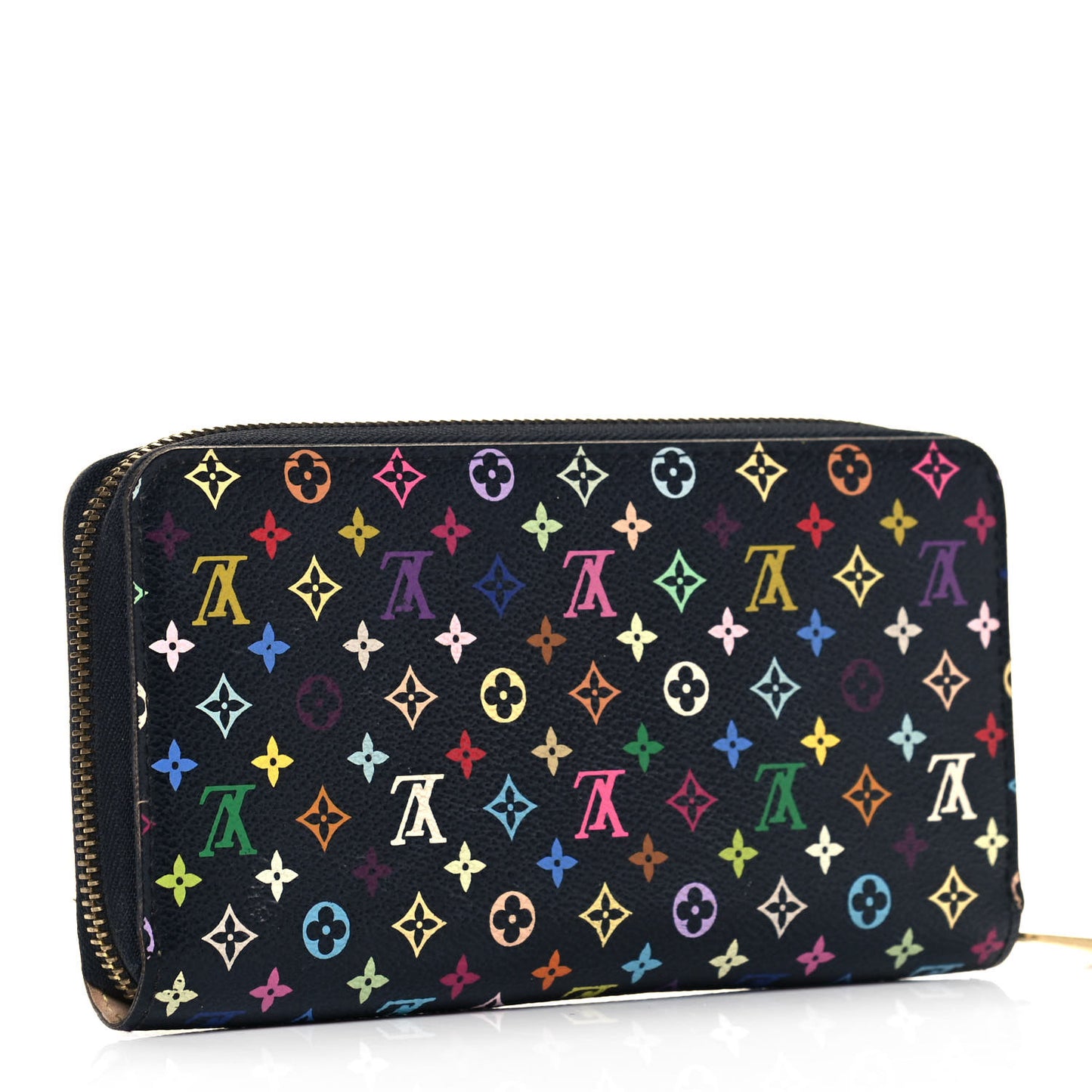 Monogram Multicolor Zippy Wallet Black Grenade