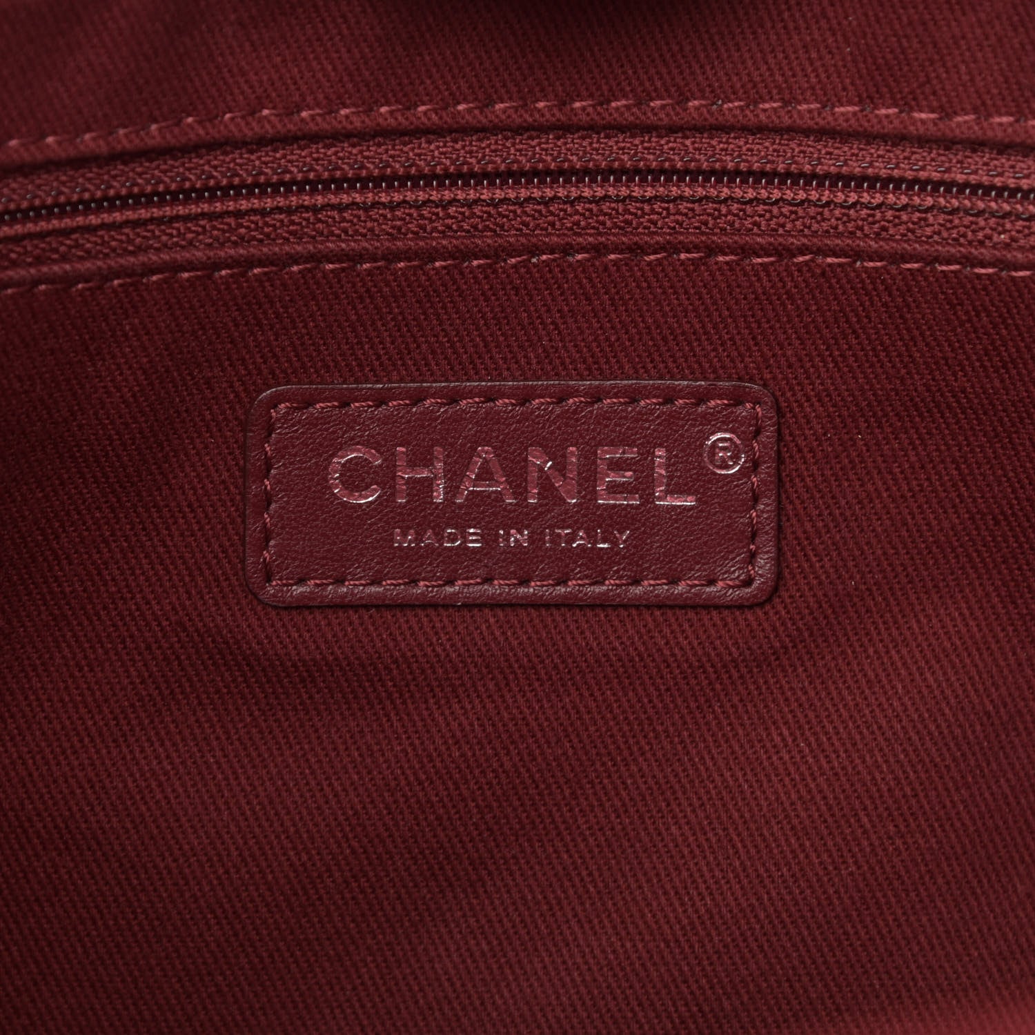 Chanel Canvas Small Deauville Tote Red 6 of 13