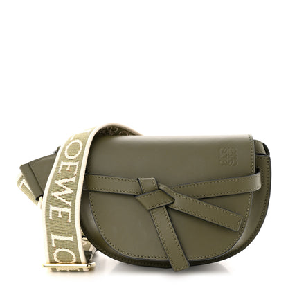 Loewe Calfskin Jacquard Mini Gate Dual Bag Autumn Green 1 of 10