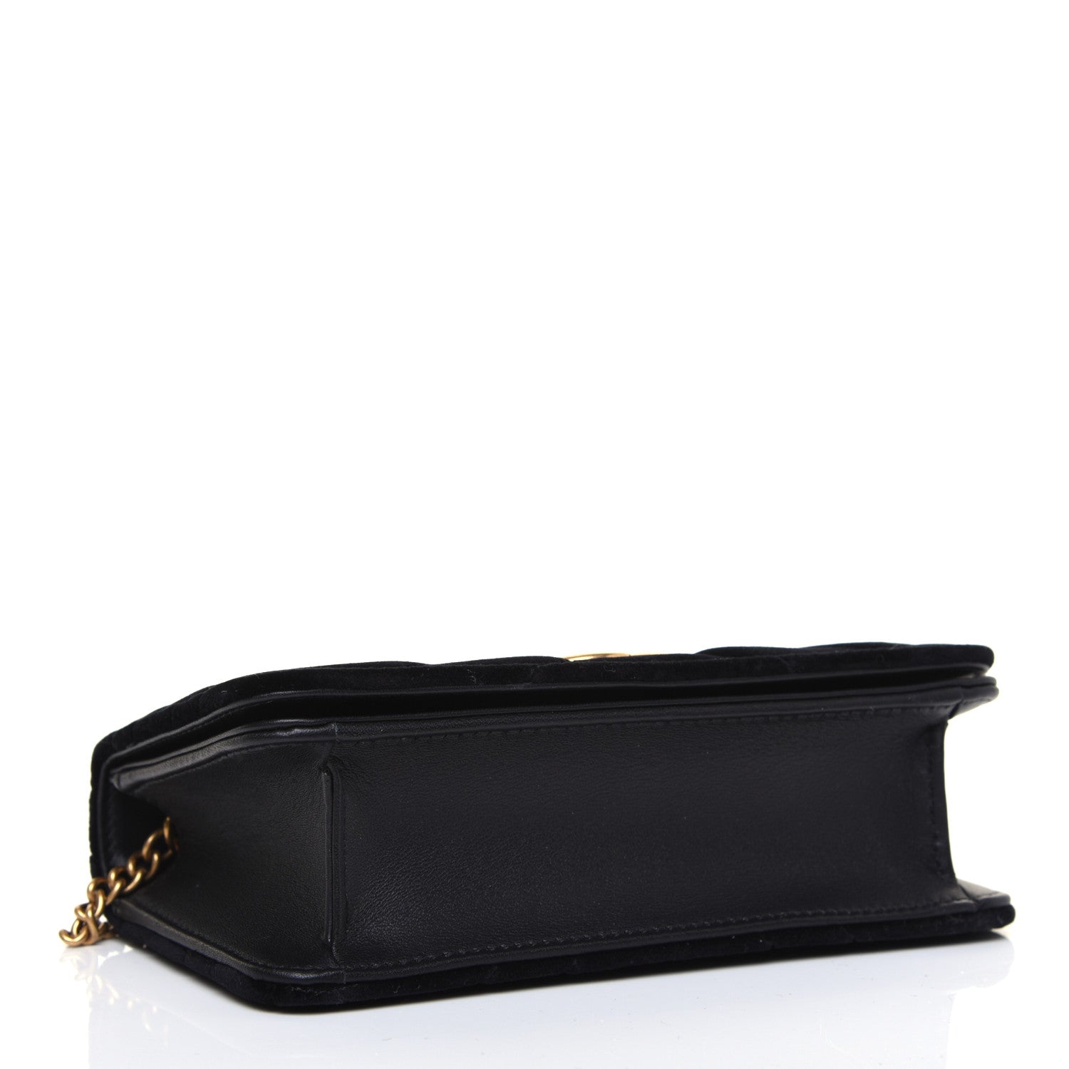 Gucci Velvet Matelasse GG Marmont Mini Bag Black 4 of 13
