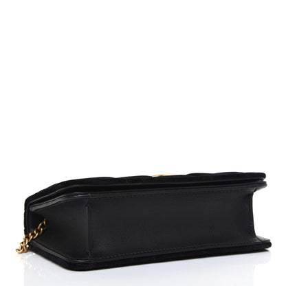 Gucci Velvet Matelasse GG Marmont Mini Bag Black 4 of 13