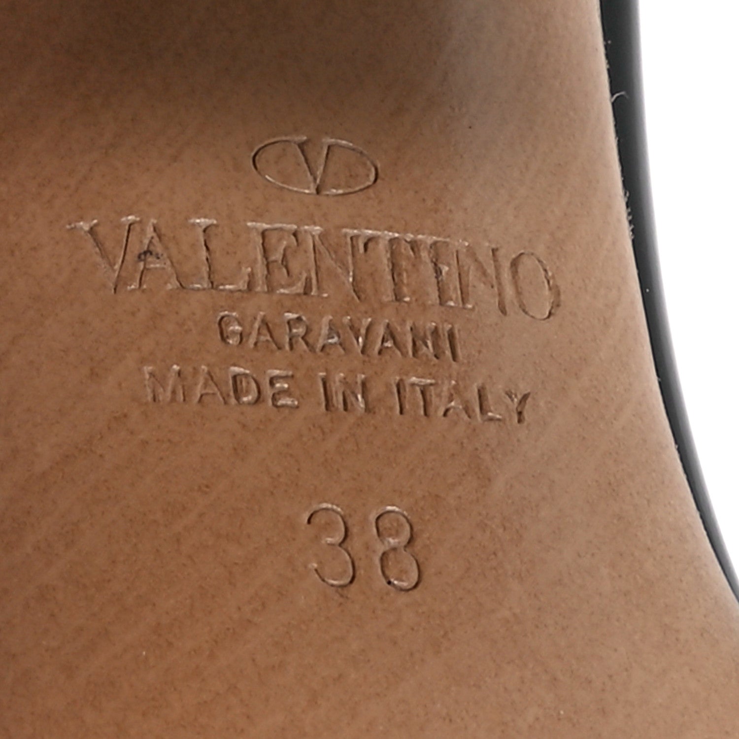 Valentino Garavani Patent One Stud Ankle Strap 90mm Block Heel Pumps 38 Black 7 of 10