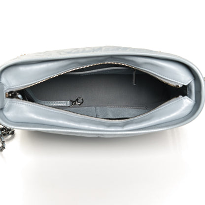 Chanel Aged Calfskin Quilted Medium Gabrielle Hobo Light Blue 5 of 12