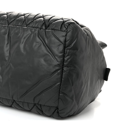 Chanel Nylon Coco Cocoon Zipped Tote Black 10 of 11