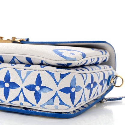 Louis Vuitton Monogram Giant By The Pool Pochette Metis MM Blue 9 of 9