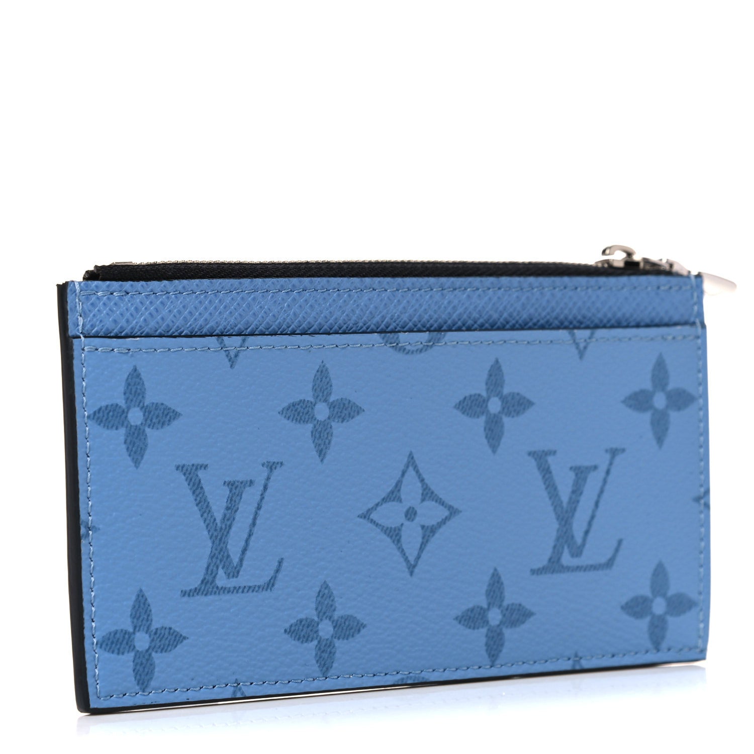 Louis Vuitton Taigarama Coin Card Holder Denim 3 of 8