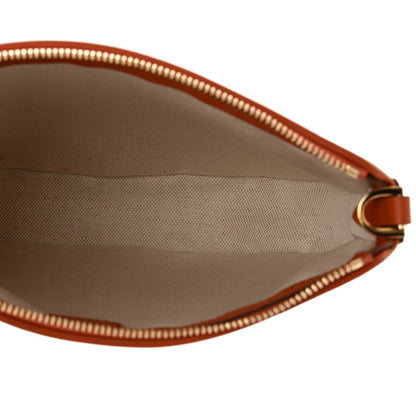 Burberry Canvas Map TB Print Small Olympia Shoulder Bag Orange 5 of 10