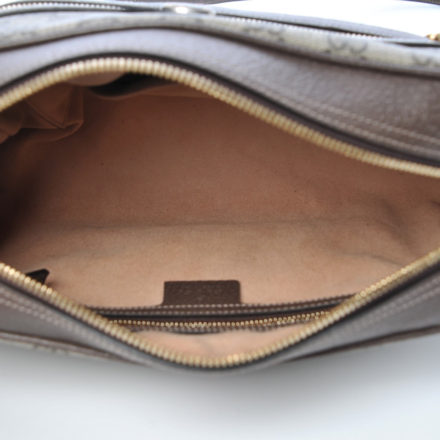Gucci GG Supreme Monogram Web Small Ophidia Shoulder Bag Brown 5 of 7