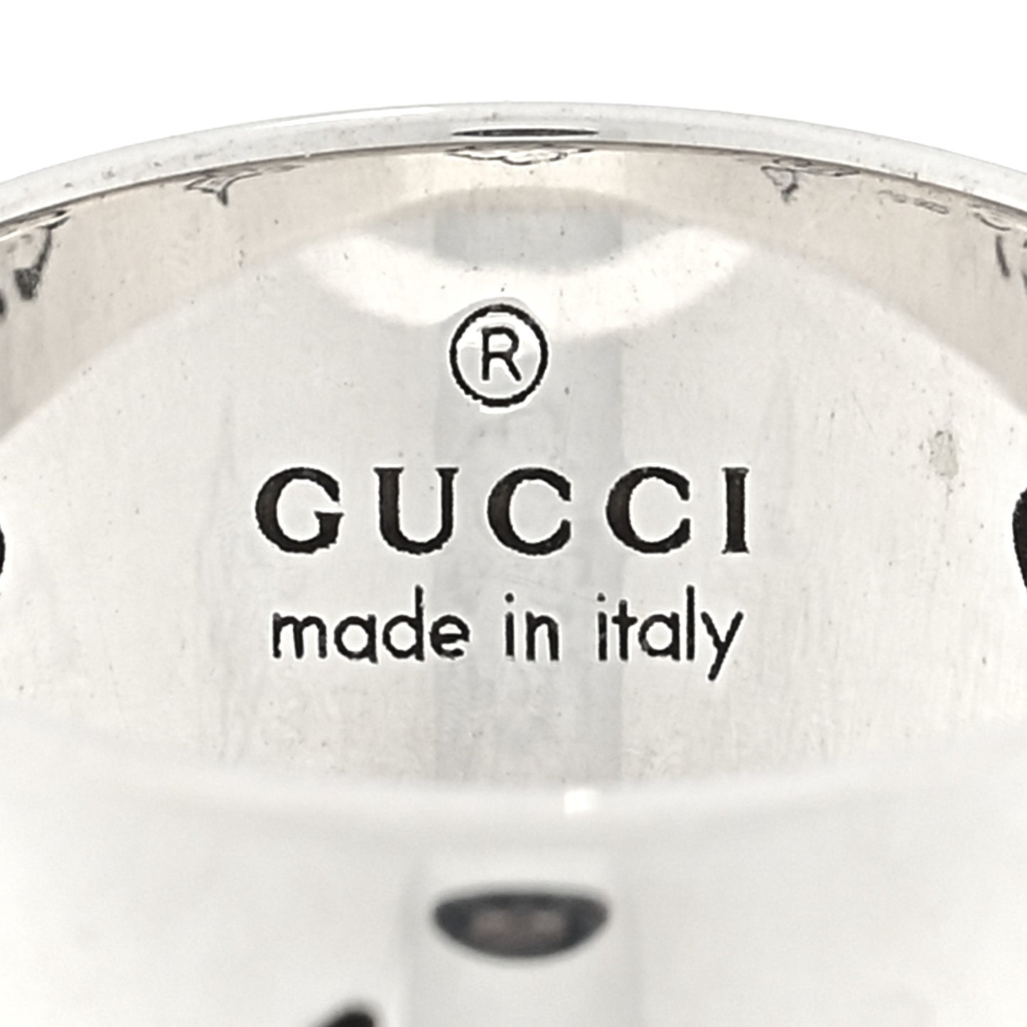 Sterling Silver Wide Blind for Love Band Ring 53 6.25