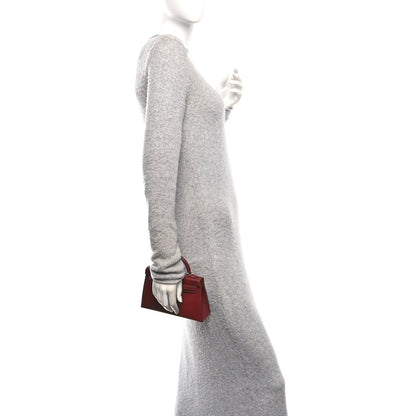 Hermes Madame Calfskin Mini Kelly Sellier 20 Rouge H 2 of 11