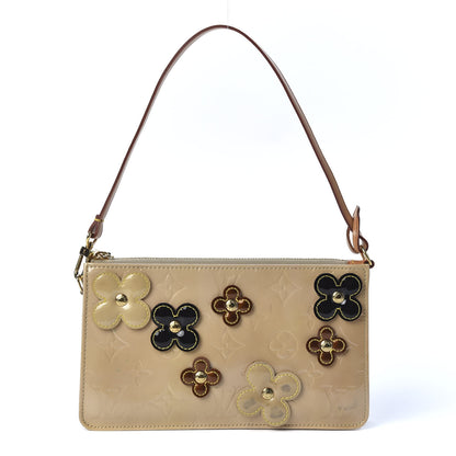 Louis Vuitton Vernis Lexington Fleurs Pochette Beige 1 of 9