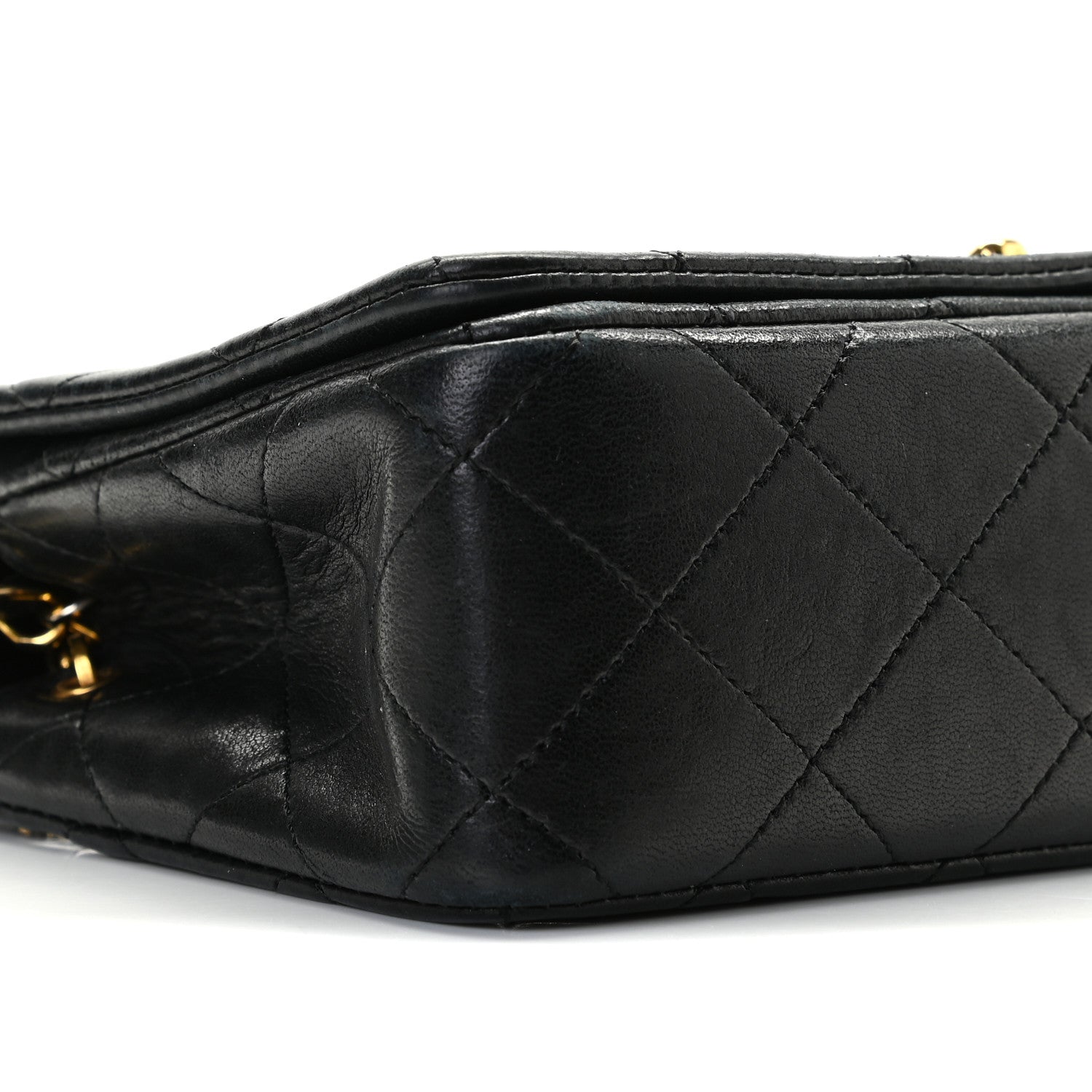 Chanel Lambskin Quilted Mini Flap Black 7 of 11