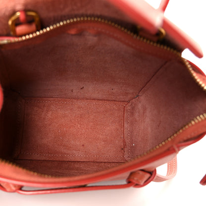 Celine Grained Calfskin Nano Belt Bag Terracotta 5 of 10