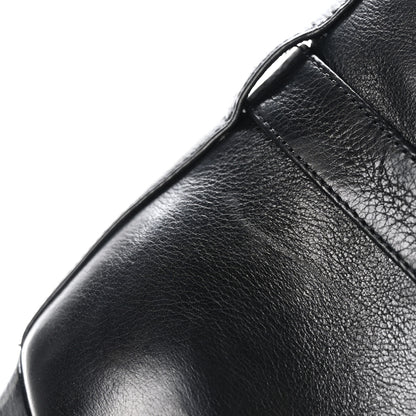 Saint Laurent Grained Calfskin Diane 100 Boots 38.5 Black 7 of 8