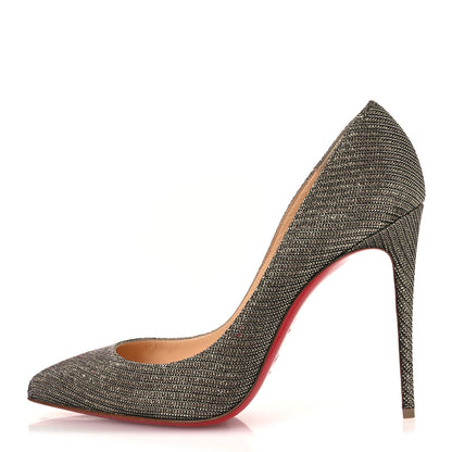 Christian Louboutin Glitter Chain Pigalle Follies 100 Pumps 40 Roche 1 of 10