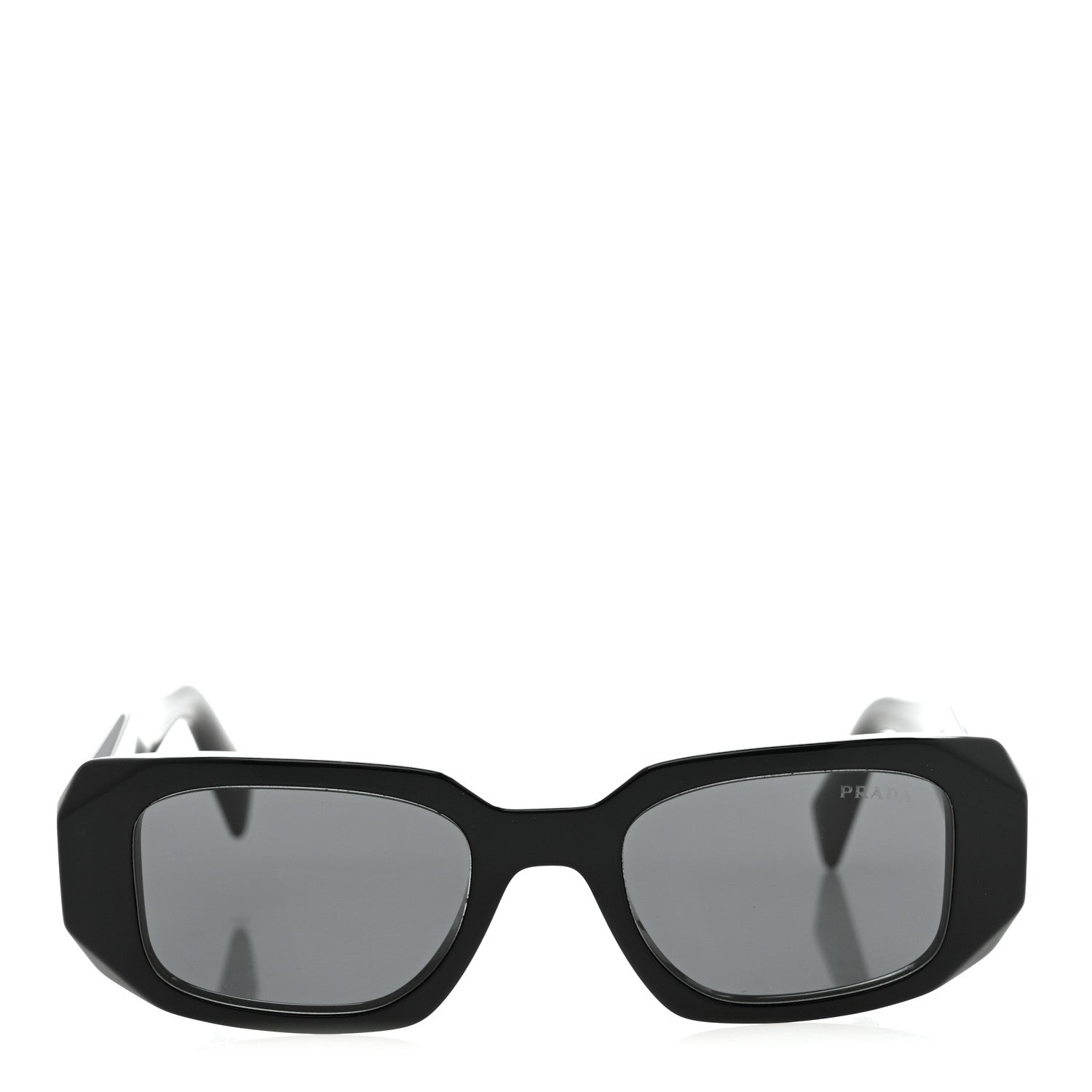 Prada Acetate Symbole Sunglasses SPR 17W Black 2 of 8