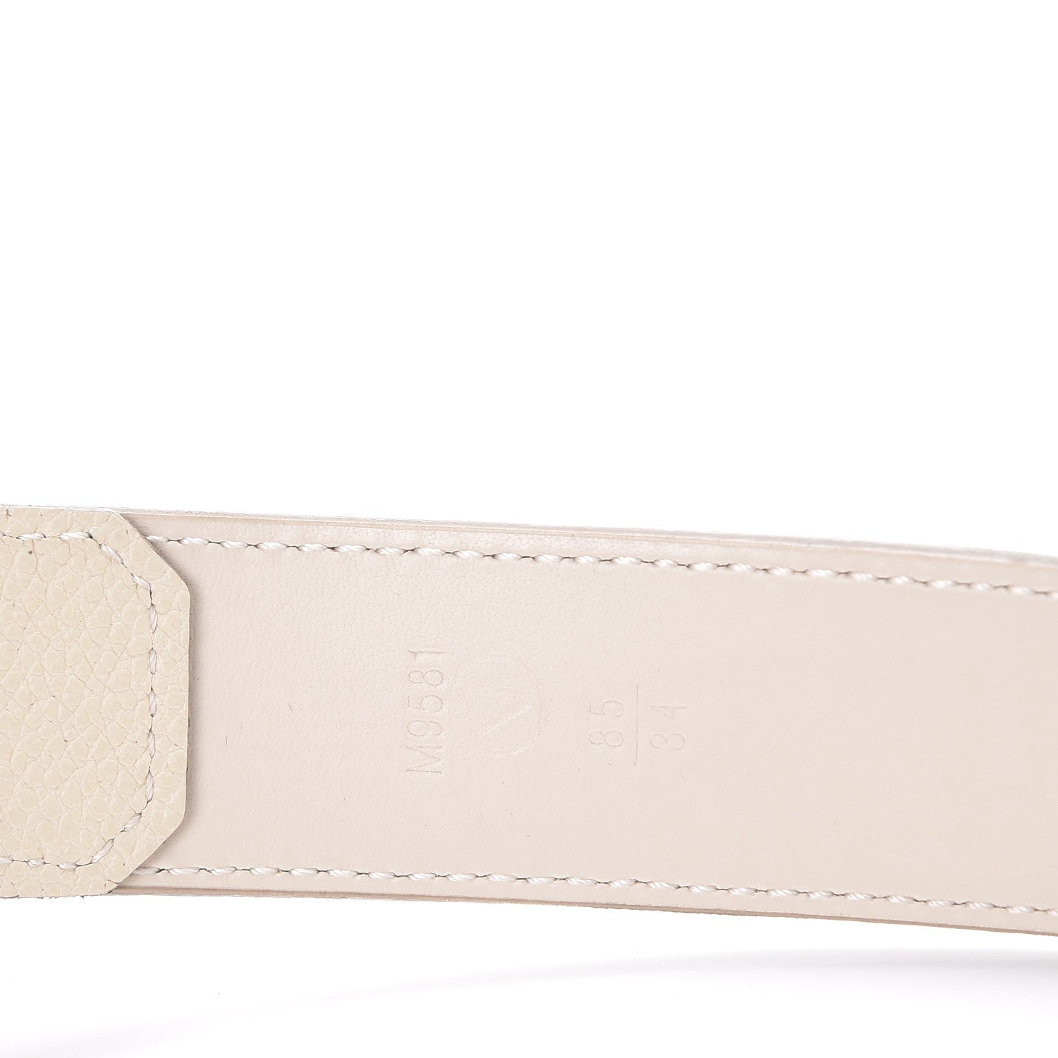 Louis Vuitton Empreinte Gracieuse 30mm Belt 85 34 Neige 4 of 9