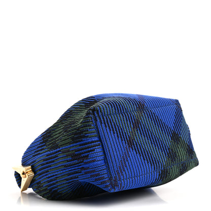Burberry Canvas Knitted Check Mini Peg Duffle Bag Knight 4 of 9