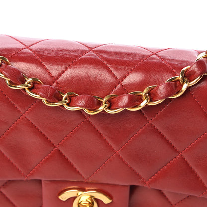 Chanel Lambskin Quilted Mini Square Flap Red 15 of 16