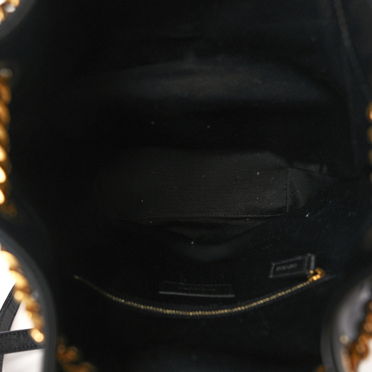 Lambskin Matelasse Monogram Joe Backpack Black
