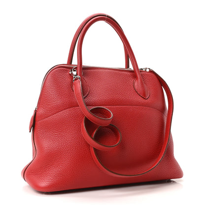 Hermes Taurillon Clemence Bolide 31 Rouge Garance 3 of 10