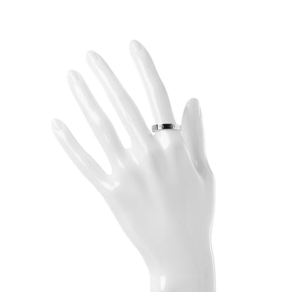 Cartier 18K White Gold 3.5mm LOVE Wedding Band Ring 57 8 2 of 4