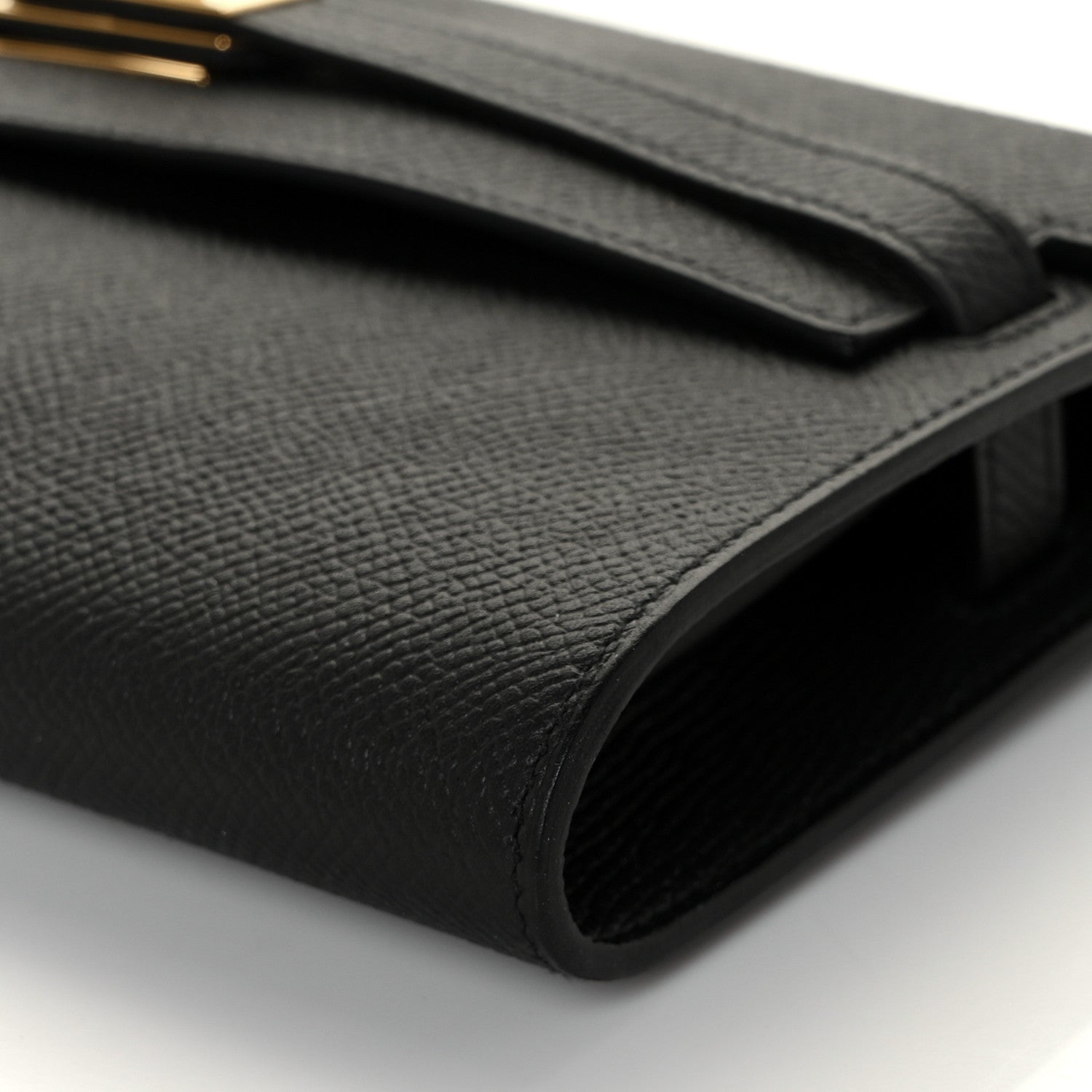 Hermes Epsom Kelly Wallet To Go Black 8 of 14